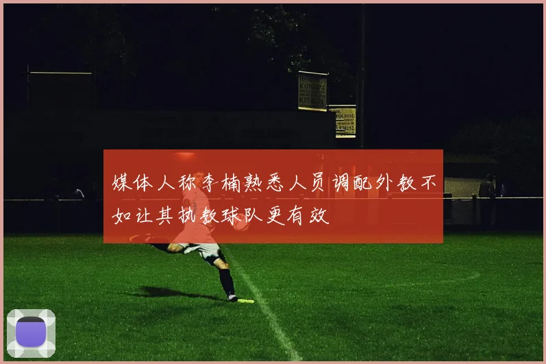 媒体人称李楠熟悉人员调配外教不如让其执教球队更有效