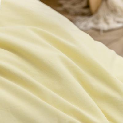 Yellow Super Soft Comfortable Unique and Lightweight 3 piece Home Bedding Set Solid Light