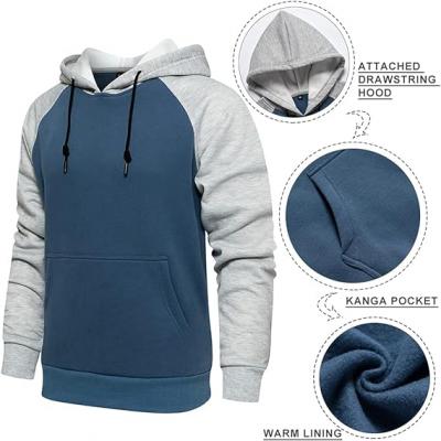 Men Pocket pullover hooded sweatshirt