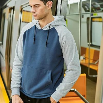 Men Pocket pullover hooded sweatshirt