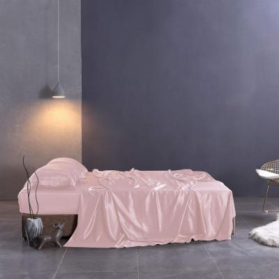 Large Charming Pink Luxury Bedding Set Super Soft  Durable Top Quality Silk Extra