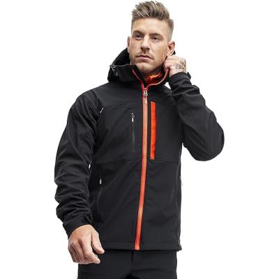 Black clothing waterproof and Breathable for outdoor activities red zippered jacket