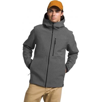 Dark Grey Heather Soft Shell Hooded Jacket