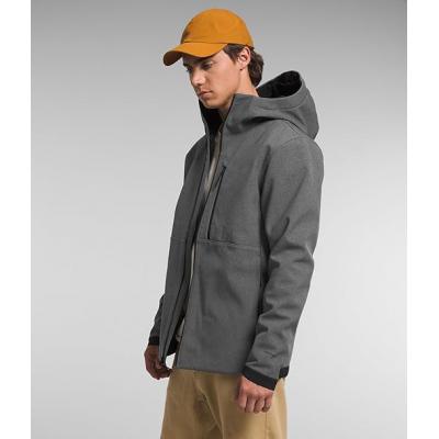 Dark Grey Heather Soft Shell Hooded Jacket