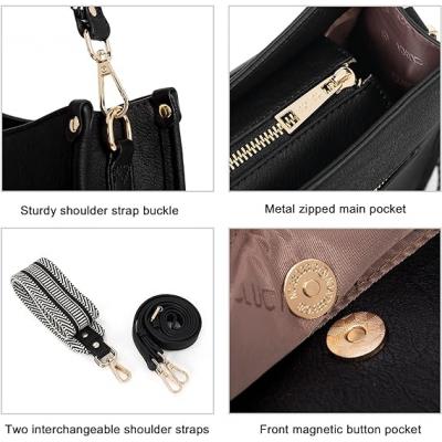 black rose button wallet and handbag