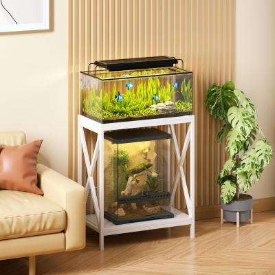 Fish Tank Stand for up to 20 Gallon Aquarium Metal Aquarium Stand for Fish Tank