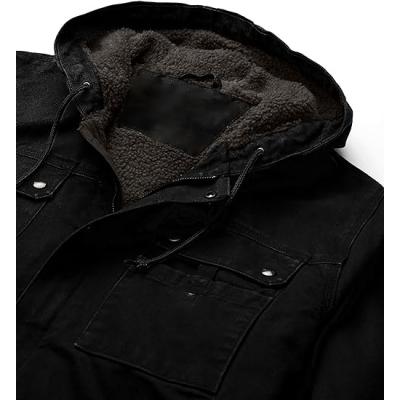 Men Relaxed Fit Washed Duck Utility Jacket