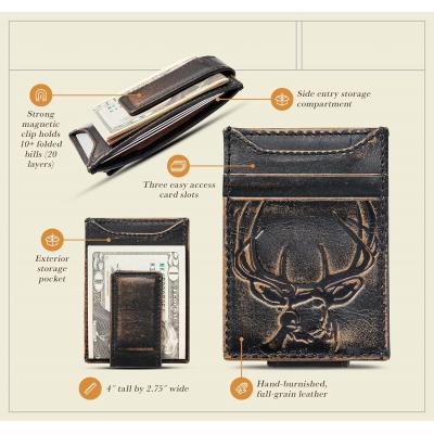 Front Pocket Wallet Men Money Clip Wallet